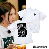 Kpop idol t-shirt AESPA dirty work DIRTY WORK SHOP