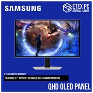 SAMSUNG 27'' Odyssey G6 G60SD OLED Gaming Monitor - 2K QHD / OLED Panel / 360Hz / 0.03ms / HDR10 / F