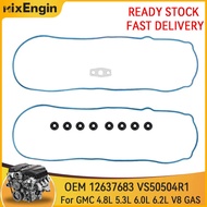 Engine Valve Cover Gasket Set Fit 4.8 5.3 6.0 6.2 L V8 GAS For Chevrolet GMC Cadillac Buick 4.8L 5.3