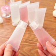 5pcs 10ml Refillable Empty Tube Bottles, Cosmetic Containers With Screw Cap, Suitable For Lotion, Bo