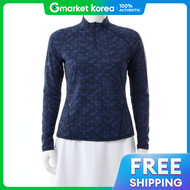 G/FORE | GFORE ICON CAMO SILKY TECH NYLON RUCHED QUARTER ZIP PULLOVER G4LF23K873B-TWLT เสอสตรไอคอน