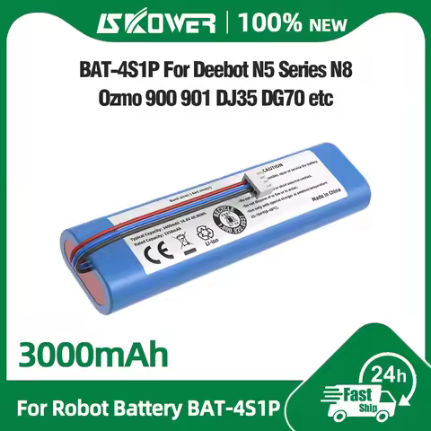 14.4V Li-ion Battery for Ecovacs Deebot N5 N8 Pro N8+ T5 Plus Ozmo 900 901 905 920 930 937 DJ35 DX33