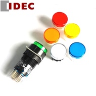 5PCS IDEC SWITCH AL6-M AL6M-M24GC AL6M-M24RC 16MM 8pin 2NO 2NC Self-reset button with lamp
