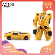 EYD- Mini Transformable Fighter Plane Car Model Deforming Robot Kids Toy Collectible