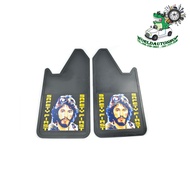 แผ่นยางบังโคลน  บังโคลน  ยางบังโคลน  กระบะ ลาย  SAFETY FIRST V.1   1 ชุด 2 ชิ้น ใส่ได้ทั้งด้านหน้าแล