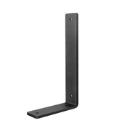 โครงชั้นวางของหนักหนา5มม. โครงนั่งร้าน L ตัวยึดผนังสำหรับชั้นวางชั้นวางอุตสาหกรรมสีดำ