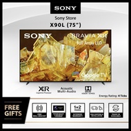 Sony Singapore 75"X90L  | 4K Full Array LED TV | BRAVIA XR | 75X90L | Google TV | 3 Years Warranty