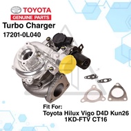 Turbo Charger with Actuator Toyota Hilux Vigo D4D Kun26 3.0 1KD-FTV CT16