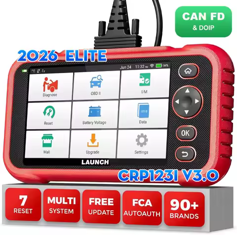 2026 LAUNCH OBD2 Scanner CRP123I V3.0 ,New add CAN FD,DOIP, Lifetime Free Update 4 system Diagnostic