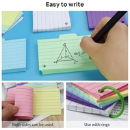 300 Pack Index Cards 3inch X 5inch Ruled Index Cards with Ring Colored Lined Flash Cards Both Sides 