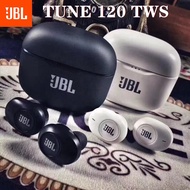 JBL TUNE T120 TWS Wireless Bluetooth Deep Bass Earphones Noise Reduction Music Earbuds Headset with Mic Hands-free with Charging Case  【Ready Stock】