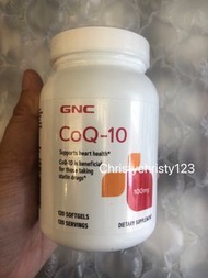 (現貨 120粒) ~GNC 特強抗氧化 CoQ-10 -100毫克 (GNC CoQ-10 100MG) ~到期日: 2026年 10月