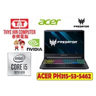 ACER PH315-53-5462 PREDATOR HELIOS 300 15.6"FHD IPS (CORE I5-10300H,8GB DDR4,5F12GB SSD,NVIDIA RTX20