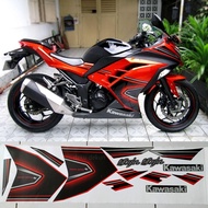 Sticker Striping Lis Ninja 250fi se orange Printing [COD] sudah potongan