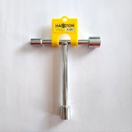 SHORT 3-WAY T-SOCKET WRENCH 10-12-14 HASSTON