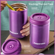 Tupperware Stacking Thermal Flask Set - 1 X 350ml Stacking Thermal Flask /1 X 470ml Stacking Thermal