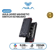 AULA AG60 Gaming Mechanical Keyboard 0.001mm RT 8K Hz Dual-Engine Wired Aluminum Magnetic Keyboard