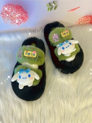 DÉP LÔNG GẮN STICKER THỎ TRẮNG TAI NHỎ MIX MÀU XINH XỈU