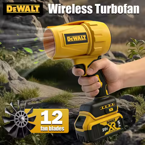Dewalt 30000RPM Air Blower Cordless 20V Rechargeable Turbo Fan Handheld Violent Fan DryerDust Blowin