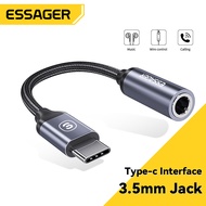 Essager 3.5mm AUX to USB-C Adapter Cable, 3.5mm Earphone Audio Converter with DAC