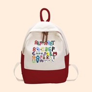 Children's Bag Alphabet Lore Letters Backpack Elementary School Kindergarten Pockets Backpack Children's Character ALP-01