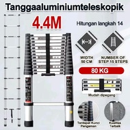 4.4 m aluminum folding ladder / telescopic single telescopic ladder multipurpose folding ladder