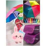 TUPPERWARE ACCESS MATE GARLIC N ALL KEEPER BEKAS BAWANG 2.3 LITER HITAM BLACK GREY PAYUNG UMBRELLA G