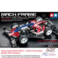 Tamiya #95673 - Jr Mach Frame Black Metallic (FM-A Chassis)