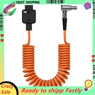 DT- D-Tap to 2Pin Male Coild Power Cable for RED, , Cameras 60CM/1.96FT, High Durability