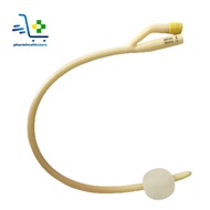 Premium 2 way latex foley catheter, silicone coated, softvalve, FR6, FR8, FR10, FR12, FR14, FR16, FR