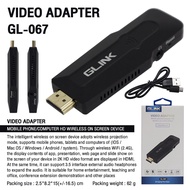 ✅มาตรฐาน GLINK GL-067 Video Adapter HD Wireless TO HDMI AnyCast WeCast / Hdmi Wifi Dongle