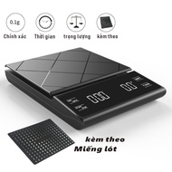 Mini electronic scale E6012, Electronic coffee scale High accuracy, uses battery