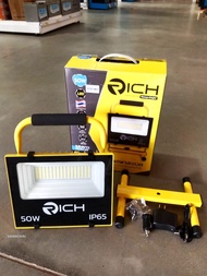 ไฟสปอร์ตไลท์พกพา (DL) RICH MOVE 50W. 100W. สินค้ามีคุณภาพ