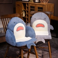 Cartoon Shark Pillow, Integrated Armrest, Office Chair, Tatami Floor Cushion, Student Dormitory Chair Cushion