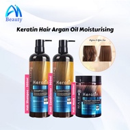 KERATIN ARGAN OIL MOISTURIZING &amp; SMOOTH HAIR MASK KERATIN TREATMENT  SHAMPOO/KERATIN CREAMY HAIR KERATIN CONDITIONER