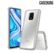 紅米Redmi Note 9 Pro / 9S CASEBURG Clear Hybrid 雙物料 TPU軟邊保護套 亞加力透明硬底 手機殼Case 5582A