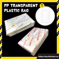 [MY KITCHEN] PP Transparent Plastic Bag Thin PP Transparent Plastic Bag Thick PP Transparent Plastic