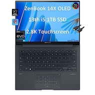 Asus ZenBook 14 14X OLED 14.5/inch QHD+120Hz Touchscreen(Intel 13th Gen i5-13500H,8GB RAM,1TB SSD,12