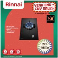 Rinnai RB-3311S-GBS 30cm Domino Single Burner Gas Hob / Dapur Gas / Gas Stove / KUTCHENHAUSS