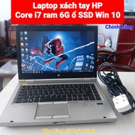 Laptop xách tay HP core i7 ram 6G ổ SSD Win 10 chính hãng (đã sử dụng) BH 1 năm