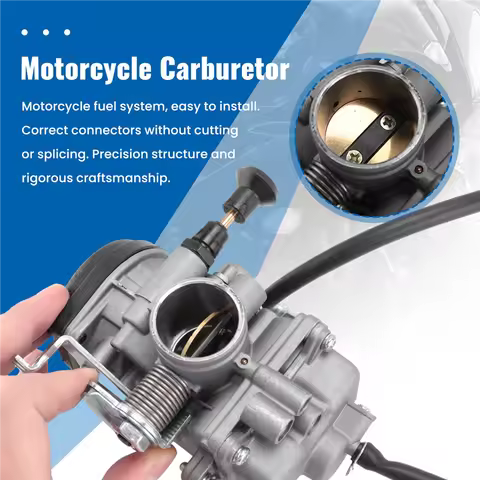 M64K-YBR125 Motorcycle Carburetor 125CC Fuel System Moto Spare Parts For YAMAHA YJM125 YB125 YZF XTZ