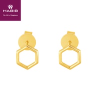 HABIB Eslanda Gold Earring, 916 Gold