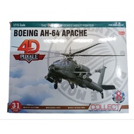 4D Puzzle model kit of the General Dynamics Boeing AH-64 Apache 1/115 Scale