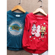 Clearance F519-V2 Children's Clothing 90-145 Size European American Single Children Long-Sleeved T-S