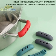 [DelicationS] New 2PCS/Set Silicone Assist Handle Holder Grip Cast Iron Skillet Handle Covers Heat Resistant Non Slip Pot Grip Handle Sleeve