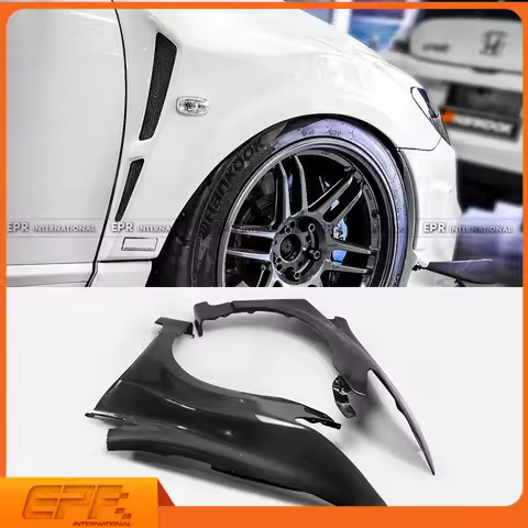 For Civic FD2 Feels Style Front Fender 4pcs Wheel Arch Fender Flare Parts