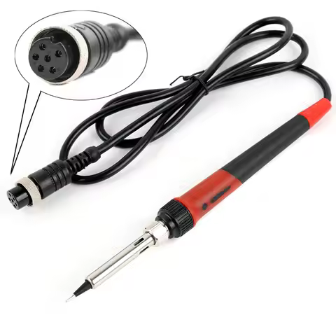 Iron Handle Heater Core Hot Air Gun Handle Heater Welding Tool For Eakins 8586D Digital Soldering Ho