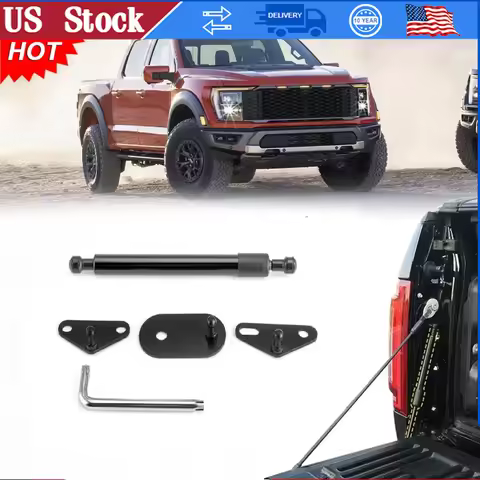 1 Set New Quality Car Tail Gate Damper For Ford F150 2015-2024 F-150 Tailgate Assist Shock Strut Bar