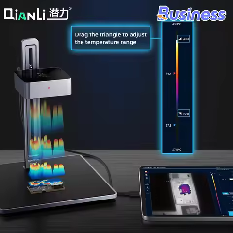 QIANLI MEGA-IDEA 3D Thermal imager camera Super IR Cam 2S Pro for Mobile Phones Motherboard Leakage 