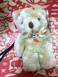 娃娃 心型墜飾小熊禮盒 貝納頌 擺飾 絨毛玩具
